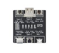 Turodeuo USB Data Cable Detection Board for Micro-Type Type-C Port DT3 USB Cable Tester Fast Detection Light Weight