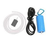 Turodeuo Usb Mini Aeration Pump Air Pump Aquarium Aerator Ultra Quiet Mini Fish Tank Go Fishing Oxygen Pump --Blue