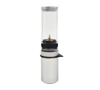 Turodeuo Windproof Adjustable Gas Candlelight Lantern Camping Candle Light Camping Part White