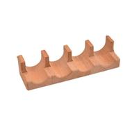 Turodeuo Wood Sushi Tacos Holder Taco Stand Serving Rack Divider Taco Rack Tray Plates for Home Restaurant Dining D
