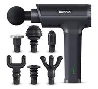Turonic GM5 Handheld Massage Gun - Deep Tissue Percussion Massager for Muscle Relaxation, 20 Speeds, 7 Heads, Easy-To-Use, Quiet and Powerful for Athletes Personal Use, Shoulder, Leg, Foot, Back, Body