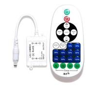 Turozen LED Light Controller with Remote for 12-24V Lights, Neon Signs | Power-off memory recalls your last brightness level, so lighting instantly returns to your preferred setup after power loss.