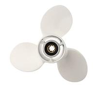 Turozen Propeller 3 Blade 9-1/4 x 10 Aluminum 8-Spline Outboard | 8-Spline fit ensures secure, quick attachment on 9.9/15HP outboards; a 3 blade aluminum prop.