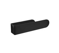 Turozen Towel Holder Wall Mount Self Adhesive Black Brushed Stainless | Ideal for RVs and apartments; compact 20x4.5 cm footprint, wall mounted to free up counter space and towels within reach.