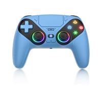 TURPOW Wireless Controller for PS-5, Compatible with PS-5 Pro/Slim/PC, Dual Vibration, Marco/Turbo Function, 3.5mm Audio Jack, 6-Axis Motion Gamepad