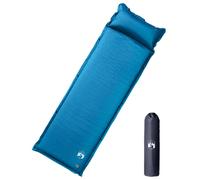 (turquoise, 195 x 64 x 4,5 cm) vidaXL Self Inflating Camping Mattress & Pillow 1-Person Sleeping Mat Grey