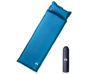 (turquoise, 195 x 64 x 4,5 cm) vidaXL Self Inflating Camping Mattress & Pillow 1-Person Sleeping Mat Grey