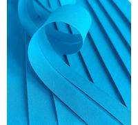 Turquoise 25mm Wide Bias Binding Edge Tape - Pre-Folded - Poly Cotton - 25 Metre Full ROLL