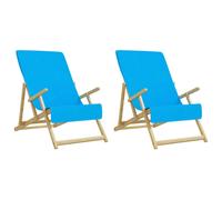 vidaXL Beach Towels 2 pcs Turquoise 60x135 cm Fabric 400 GSM