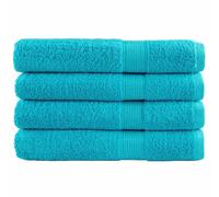 (turquoise, 80 x 200 cm/ 4 pcs) vidaXL Premium Sauna Towels Guest Bath Towel 10 pcs Grey 600gsm 100% Cotton