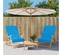 Turquoise Beach Towels Set 2 pcs 60x135 cm Soft Fabric Quick Dry 400 GSM