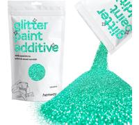 Turquoise Blue Glitter Paint Additive 100g for Adding Sparkle to Paints & Varnish | Paint Walls Sparkly Add to Emulsion, Acrylic or Lacquer Indoor | Hemway