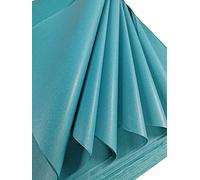 Turquoise Blue Tissue Paper Sheets for Wrapping 10 Large Sheets, Acid Free Art Paper, Perfect for Gift Wrap, Storage, Packing, Art & Craft Bulk Pack Archiving Shredding 70 x 50cm Sheet Size
