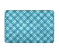 Turquoise Buffalo Check Extra Large Resuable Changing Pad Covers Waterproof Washable Mattress Pad Non-Slip Bed Liners for Kids Bedwetting 52" L x 34" W