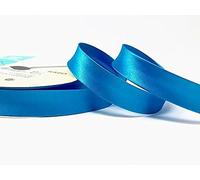 Turquoise Byetsa Satin Fold 18mm Bias Binding on a 25m Roll