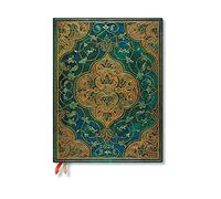 Turquoise Chronicles (Turquoise Chronicles) Ultra Horizontal 12-month Dayplanner 2024 (Elastic Band Closure)