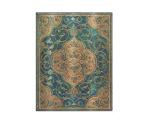 Turquoise Chronicles Ultra Lined Journal: Flexi softcover, 100 gsm, ribbon marker, memento pouch, book edge printing, no closure