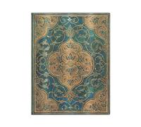 Turquoise Chronicles Ultra Unlined Journal: Flexi softcover, 100 gsm, ribbon marker, memento pouch, book edge printing, no closure