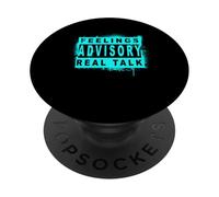 Turquoise Color Feelings Advisory - Real Talk Turquoise PopSockets Adhesive PopGrip