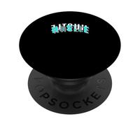 Turquoise Color Hustle Every Which Way Turquoise Graphic PopSockets Adhesive PopGrip