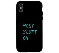 Turquoise Color Most Slept On Turquoise Graphic Case for iPhone X/XS