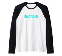 Turquoise Color Motion Before Emotions Turquoise Graphic Raglan Baseball Tee
