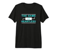Turquoise Color The Game is Heartless Turquoise Premium T-Shirt