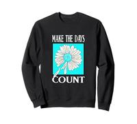 Turquoise Don't Count The Days Turquoise Graphic Sweatshirt