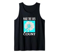 Turquoise Don't Count The Days Turquoise Graphic Tank Top
