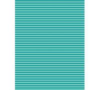 Turquoise Horizontal Striped Notebook: A Classic Notebook for School, Notes, Sketching, Journaling & Everyday Writing