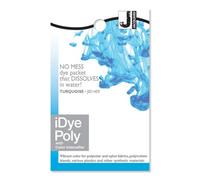 Turquoise Jacquard Idye Poly Synthetic Fabric Dye