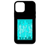 Turquoise Jelly-Drip Turquoise Graphic Case for iPhone 12 mini