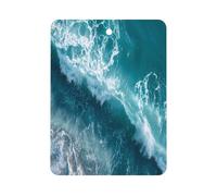 Turquoise Ocean Crashing Waves Car Air Freshener Aromatherapy Tablets Hanging Scented Cards for Rooms Bathrooms Wardrobe Square