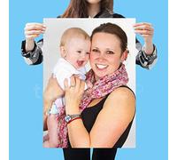 Turquoise Pixly® A3 A4 A5 Personalised Photo Print Laminated Picture Image Prints Gift Poster Art (2, A3)