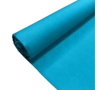 Turquoise Plain Polycotton Fabric Dress Craft Poly Cotton Material | 1 Metre (100cm x 112cm) | Soft Poly Cotton for Sewing, Dressmaking, Crafts, Bunting & Lining