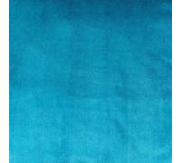 Turquoise Plain Velvet Fabric - 137cm (W) x 50cm (L) - Plush Velour Material - 100% Polyester, Soft & Durable - Ideal for Upholstery, Dressmaking, Curtains, Cushions, Crafts, Sewing