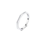 Turquoise Rings 14K White Gold Wedding Bands for Women Au585 Size J 1/2 Blue Oval 3X5mm Turquoise Stackable for Sister Fashion