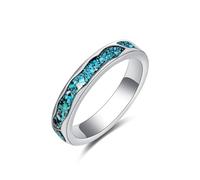 Turquoise Rings 925 Sterling Silver Wave Ring Promise Rings Turquoise Jewellery Gifts for Women Girls-57