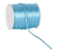 Turquoise silk rattail cord 2mm x 10 Metres cut from roll