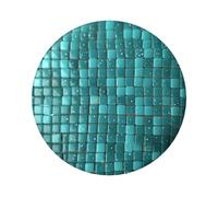 Turquoise Small Dot Tiles Custom Pins 5 PCS, Personalized Photo Buttons, Metal Pinback Button Badges for Backpacks, Hats, Funny Backpack Pins Aesthetic Lapel Badge Pins Gifts for Men Women, One Size