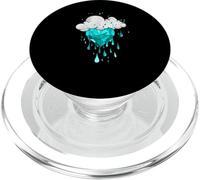 Turquoise Storms Can't Dim My Shine Turquoise Graphic PopSockets PopGrip for MagSafe