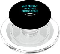 Turquoise The Hustle Never Sleeps Turquoise Graphic PopSockets PopGrip for MagSafe