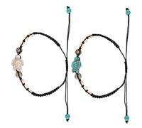Turquoise Turtle Bracelet, Stretchable Beaded Bracelet with Turquoise Sea Turtle | Fashion Jewelry for Women Men Wrist Decor for Father's Day, Mother's Day