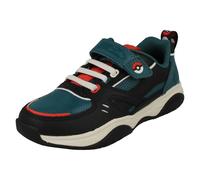 (Turquoise, UK 9.5 Child) Childrens Pokmon By Clarks Character Detailed Trainers Grip Pearl - G Fit