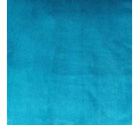 Turquoise Velvet Fabric 137cm (W) x 150cm (L) - Soft Plain Velour Material - 100% Polyester Fabric for Upholstery, Sewing, Dressmaking, Curtains, Cushions, Crafts, DIY Projects