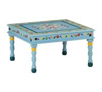 Coffee Table Hand Painted Plant Stand Accent Table Solid Mango Wood vidaXL