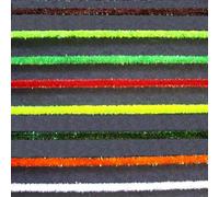 Turrall Astra Chenille for Fly Tying, Fritz Material for fishing flies or crafting (Black)