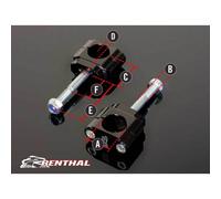 Renthal R-Works Fatbar36 Handlebar Brackets Black