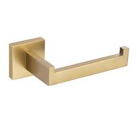 TURS Brushed Gold Toilet Paper Holder Wall Mount Paper Towel Holder Stainless Steel Tissue Holder