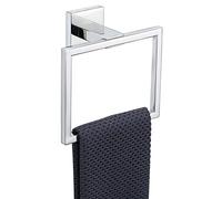 TURS Chrome Single Towel Rail WallMounted Towel Holder Anti-Rust Waterproof